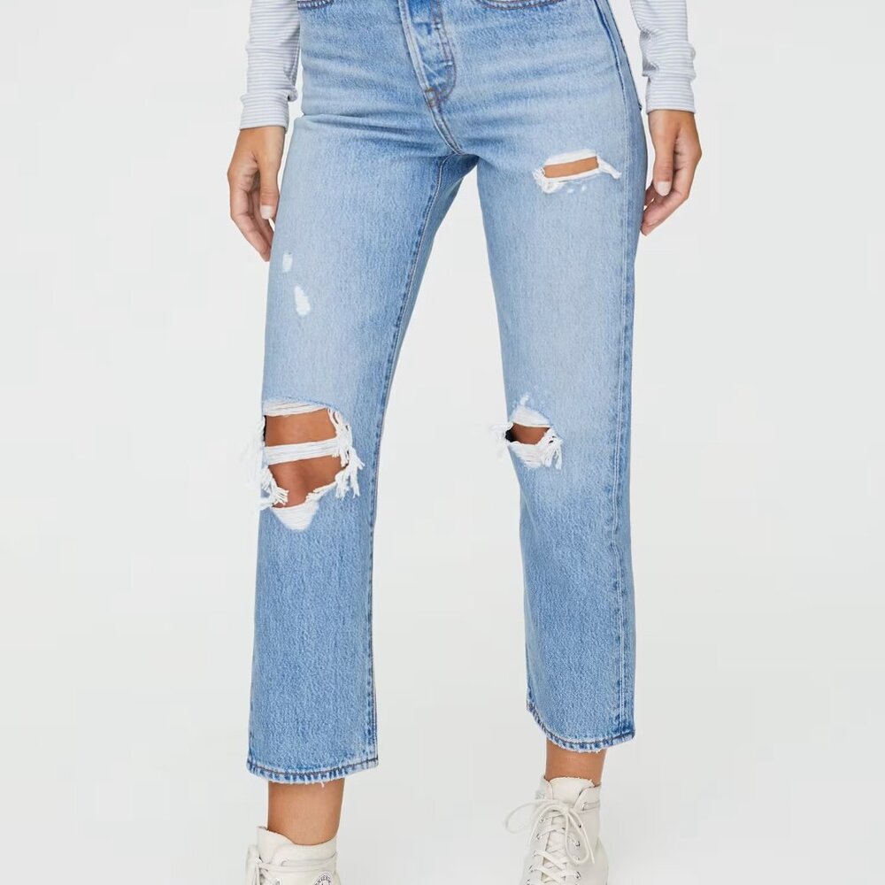 Levi's Wedgie Straight - Light Denim - Size 30
